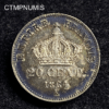 ,MONNAIE,20,CENTIMES,NAPOLEON,1864,K,BORDEAUX,