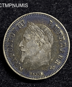 ,MONNAIE,20,CENTIMES,NAPOLEON,1864,K,BORDEAUX,