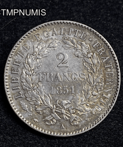 ,MONNAIE,2,FRANCS,ARGENT,CERES,1851,SUP,