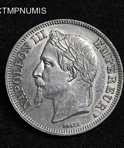 ,MONNAIE,2,FRANCS,ARGENT,NAPOLEON,1868,