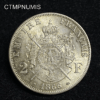 ,MONNAIE,2,FRANCS,ARGENT,NAPOLEON,1866,SUP,