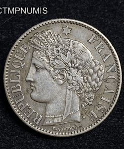 ,MONNAIE,2,FRANCS,ARGENT,CERES,1871,SUP,