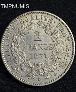 ,MONNAIE,2,FRANCS,ARGENT,1871,K,BORDEAUX,