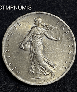 ,MONNAIE,2,FRANCS,ARGENT,SEMEUSE,1902,SPL,