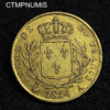 ,MONNAIE,20,FRANCS,OR,LOUIS,XVIII,1814,PETIT,4,