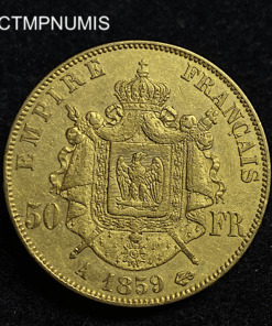,MONNAIE,50,FRANCS,OR,NAPOLEON,1859,