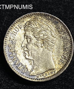 ,MONNAIE,1/4,FRANC,ARGENT,CHARLES,1827,