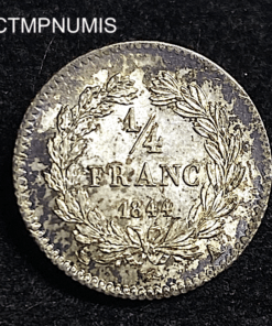 ,MONNAIE,1/4,FRANC,LOUIS,PHILIPPE,1844,SPL,