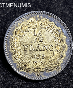 ,MONNAIE,1/4,FRANC,LOUIS,PHILIPPE,1839,W,LILLE,SPL,