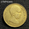 ,MONNAIE,ESPAGNE,20,PESETAS,OR,1890,