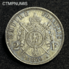 ,MONNAIE,2,FRANCS,ARGENT,NAPOLEON,1869,BB,STRASBOURG,