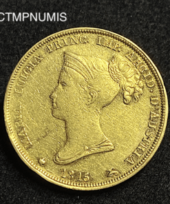 ,MONNAIE,ITALIE,40,LIRE,OR,MARIE,LOUISE,PARME,1815,