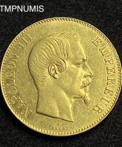 ,MONNAIE,100,FRANCS,OR,NAPOLEON,1858,