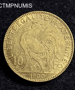 ,MONNAIE,10,FRANCS,COQ,1900,