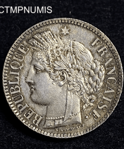 ,MONNAIE,2,FRANCS,ARGENT,CERES,1871,K,BORDEAUX,