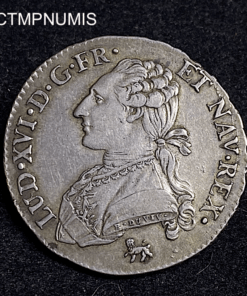 ,MONNAIE,1/2,ECU,ARGENT,LOUIS,XVI,1792,