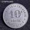 ,MONNAIE,NECESSITE,CHAMBRE,COMMERCE,PROVENCE,10,CENTMES,ZINC,