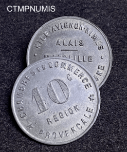 ,MONNAIE,NECESSITE,CHAMBRE,COMMERCE,PROVENCE,10,CENTMES,ZINC,