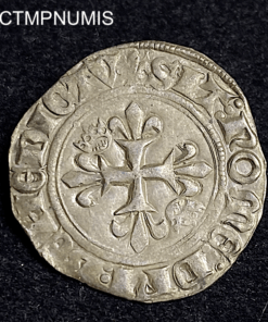 ,MONNAIE,FLORETTE,CHARLES,VI,ARGENT,PARIS,