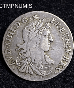 ,MONNAIE,LOUIS,XIV,1/12,ECU,ARGENT,JUVENILE,1659,N,MONTPELLIER,
