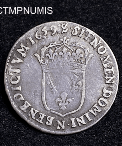 ,MONNAIE,LOUIS,XIV,1/12,ECU,ARGENT,JUVENILE,1659,N,MONTPELLIER,