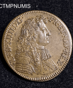 ,JETON,LOUIS,XIV,BATIMENTS,DU,ROI,1668,SUP,