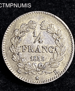 ,MONNAIE,1/4,FRANC,LOUIS,PHILIPPE,1834,K,BORDEAUX,