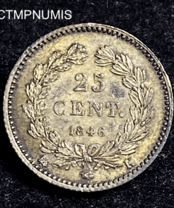 ,,MONNAIE,25,CENTIMES,LOUIS,PHILIPPE,1846,K,BORDEAUX,