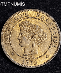 ,MONNAIE,5,CENTIMES,CERES,1872,SPL,