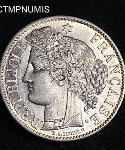 ,MONNAIE,2,FRANCS,ARGENT,CERES,1887,