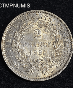 ,MONNAIE,2,FRANCS,ARGENT,CERES,1895,SPL,