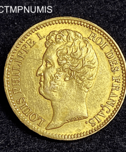 ,MONNAIE,20,FRANCS,OR,LOUIS,PHILIPPE,1831,B,ROUEN,