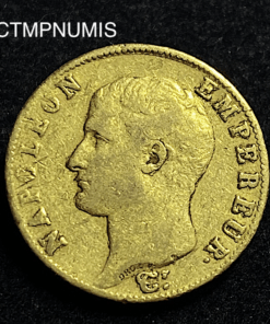 ,MONNAIE,20,FRANCS,OR,NAPOLEON,1806,U,TURIN,