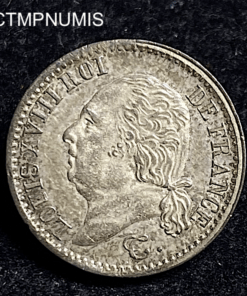 ,MONNAIE,1/4,FRANC,ARGENT,LOUIS,XVIII,1821,SPL,