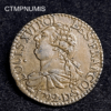 ,MONNAIE,3,DENIERS,LOUIS,XVI,1792,LYON,CONSTITUTION,