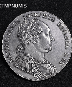 ,MONNAIE,ALLEMAGNE,BAVIERE,1,THALER,1818,