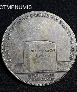 ,MONNAIE,ALLEMAGNE,BAVIERE,1,THALER,1818,