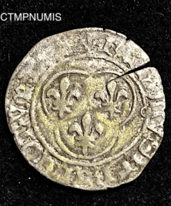 ,MONNAIE,DOUBLE,TOURNOIS,CHARLES,VIII,TOULOUSE,