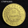 ,MONNAIES,20,FRANCS,OR,NAPOLEON,CENTS,JOURS,1815,