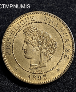 ,MONNAIE,5,CENTIMES,1893,CERES,FDC,