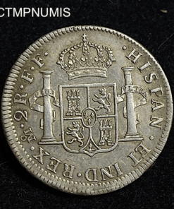 ,MONNAIE,MEXIQUE,2,REALES,ARGENT,1782,MEXICO,
