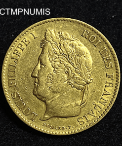 ,MONNAIE,40,FRANCS,OR,LOUIS,PHILIPPE,1833,