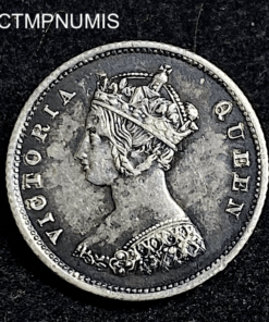 ,MONNAIE,HONG,KONG,10,CENTS,ARGENT,1866,