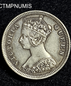 ,MONNAIE,HONG,KONG,10,CENTS,ARGENT,1888,VICTORIA,