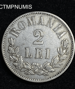 ,MONNAIE,ROUMANIE,2,LEI,ARGENT,1873,