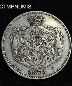 ,MONNAIE,ROUMANIE,2,LEI,ARGENT,1873,