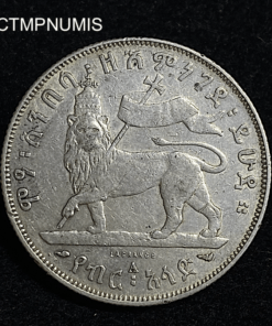 ,MONNAIE,ETHIOPIE,1/2,BIRR,ARGENT,1889,