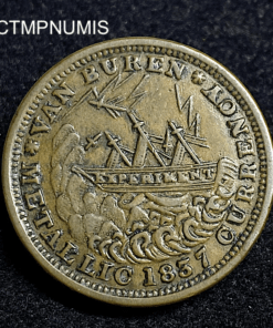 ,TOKEN,ETATS,UNIS,VAN,BUREN,1837,1841,