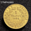 ,MONNAIE,5,FRANCS,OR,NAPOLEON,1859,