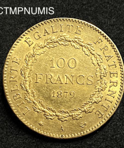 ,MONNAIE,100,FRANCS,OR,GENIE,1879,